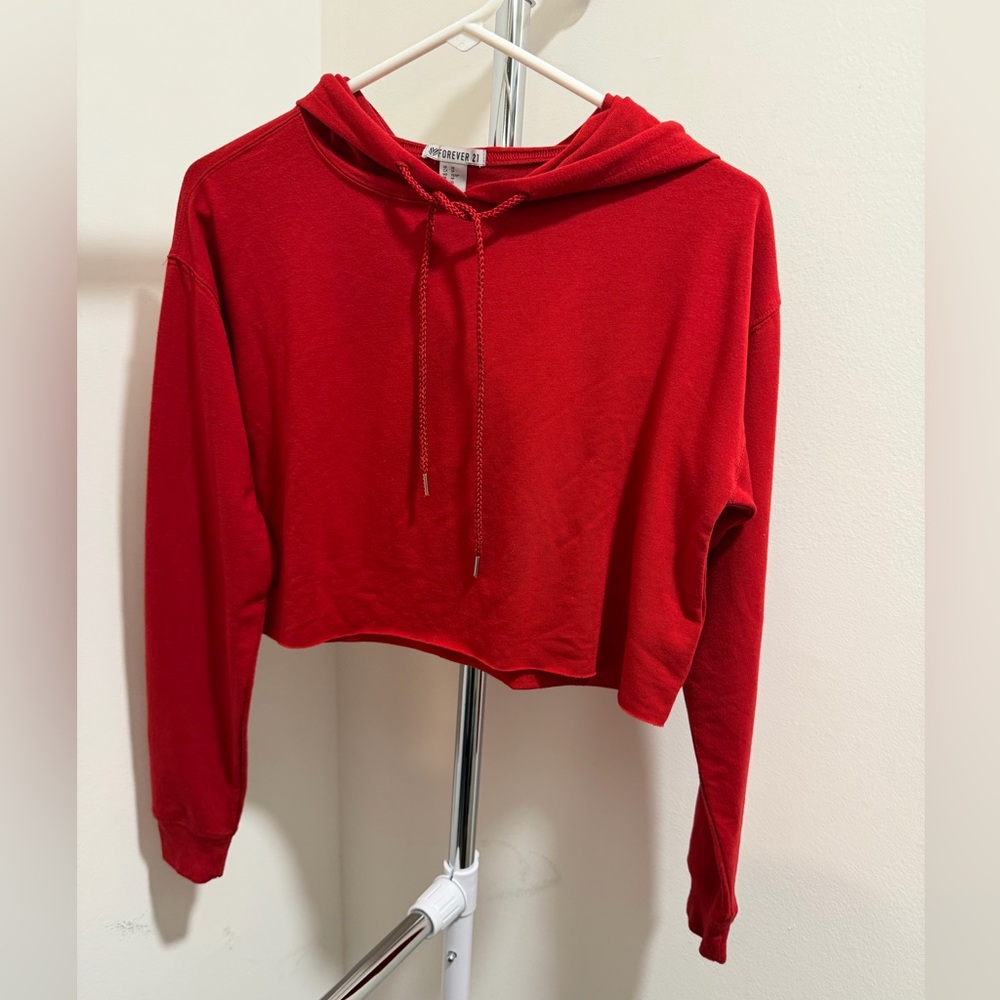 Forever 21 Bold Red Hoodie